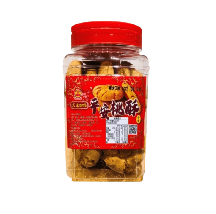 平安桃酥罐 (全素)520g-1